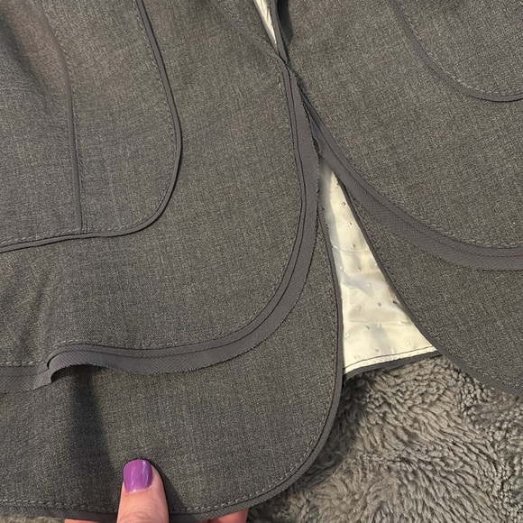 White House Black Market gray blazer - Picture 2 of 10